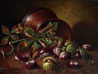 Chestnuts - Oil Paintings - By S   O L   D, Realism Painting Artist
