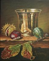 Nut - Oil Paintings - By S   O L   D, Realism Painting Artist