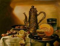 Melon - Oil Paintings - By S   O L   D, Realism Painting Artist