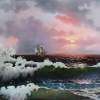 Sunset On Open Sea - Oil Paintings - By S   O   L   D S   O   L   D, Realism Painting Artist