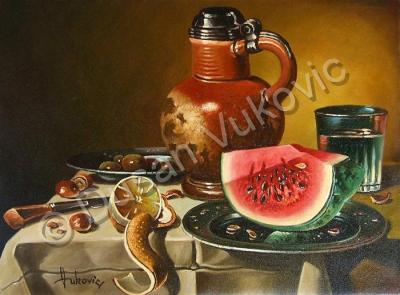 Gallery I - One Slice Of Watermelon - Oil