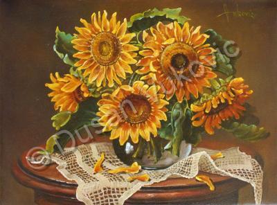 Gallery I - Sunflowers - Oil