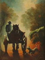 Three Friends In A Fog - Oil Paintings - By S   O L   D, Realism Painting Artist