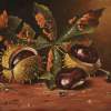 Three Wild Chestnut - Oil Paintings - By S   O L   D, Realism Painting Artist