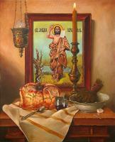St John The Baptist - Oil Paintings - By S   O L   D, Realism Painting Artist