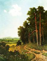Edge Of The Forest  From Childhood - Oil Paintings - By S   O L   D, Realism Painting Artist