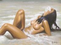 No Comments - Oil Paintings - By S   O   L   D S   O   L   D, Realism Painting Artist