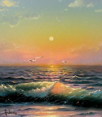 Gallery I - Seagulls The Sea And Me - Oil
