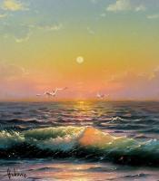 Gallery I - Seagulls The Sea And Me - Oil