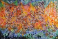 Everlasting Perceptions - Eternal Passion - Mixed Media On Canvas