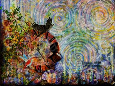 Everlasting Perceptions - Infinite Journey - Mixed Media On Canvas