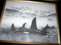 Below The Mist - Pencil Drawings - By Bryce Baker, High Detail Drawing Artist