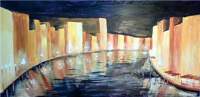 Grand Canal - Acrylic Paintings - By Gregg Moore, Impressionist Painting Artist