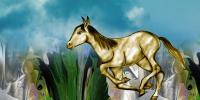 Horse - Canvas Paintings - By Daniel Dentchev, Digital Painting Artist