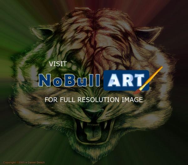 Surrealism - Wolf Head - Canvas