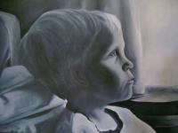 Matthew - Oil Paintings - By Rebecca Brent, Photorealism Painting Artist
