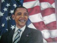 Presidential Faces - Barack Obama - Prismacolor