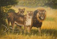 Animals - Family - Oil On Canvas
