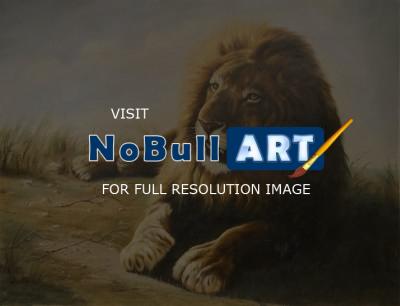 Animals - King - Oil On Canvas