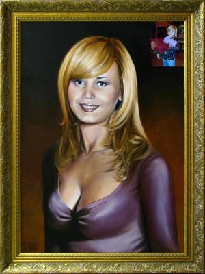 Offer Portrait - Portrait - Oil On Canvas