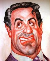 Stallone - Mix Paintings - By Future Art, Caricature Painting Artist