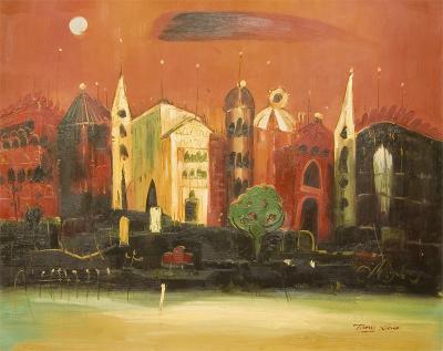 Architecture - Architecture - Oil On Canvas