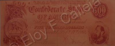 Add New Collection - 500 Confederate States Of America - Sanguina Sobre Papel