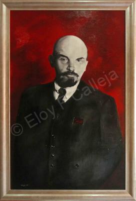 Tabla - Camarada Ilich Lenin - Oil On Canvas