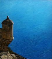 Tabla - El Mediterrane Alicante - Oil On Canvas