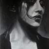Dry County Monica Bellucci - Oil On Canvas Paintings - By Eloy F Calleja, Figurativo Painting Artist
