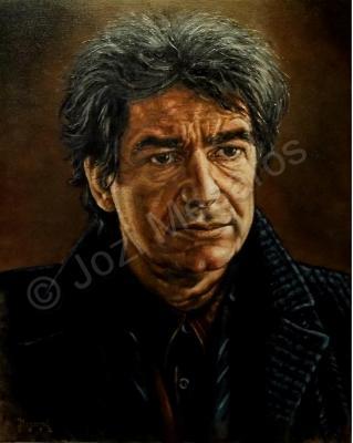 Portraits - Predrag Miki Manojlovic - Oil On Canvas