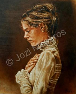 Portraits - Melancholy - Oil On Canvas