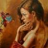 Butterfly - Oil On Canvas Paintings - By Jozi Mesaros, Realism Painting Artist