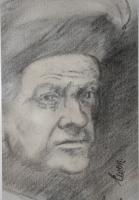 Portrait - Charcoal Practice - Add New Artwork Medium Mixed Media - By Ewen Morrison, Portrait Mixed Media Artist