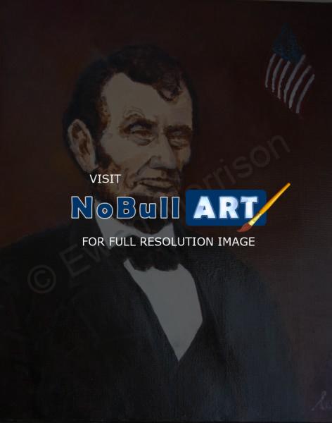 Private - Honest Abe - Oil Stretched Canvas