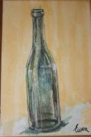 Beer Bottle - Watercolour Paintings - By Ewen Morrison, Watercolour Painting Artist