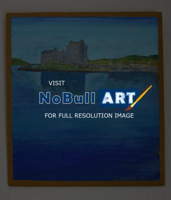 For Sale Range - Eilean Donan Castle - Oil On Board - Support