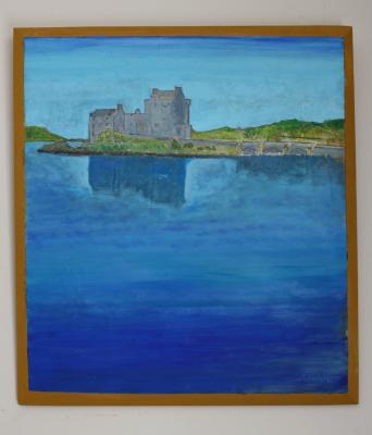 For Sale Range - Eilean Donan Castle - Oil On Board - Support