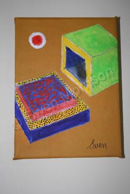 For Sale Range - Cubish - Acrylic Stretched Canvas