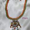 Romantic Necklace - Waving Beads Jewelry - By Chen Z, Fashion Jewelry Artist