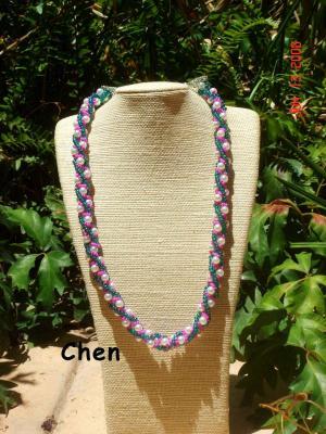 Necklaces - Pearls Colorful Necklace - Waving Beads