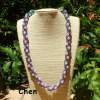Pearls Colorful Necklace - Waving Beads Jewelry - By Chen Z, Fashion Jewelry Artist
