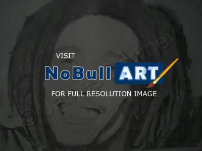 Portrait - Bob Marley - Graphite