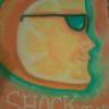 Shock Top - Chalk On Canvas Drawings - By Kelsey Mulhollem, Bar-Style Drawing Artist