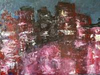 Abstract Cityscapes - Untitled 10 - Oil On Canvas