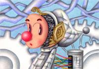 Romantic Pierrot - Maintenance - Colored Pencil Drawings - By T Koni, Illustration Drawing Artist