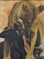 Animals - Il Sacrificio - Oil On Canvas 60 X 80 Cm