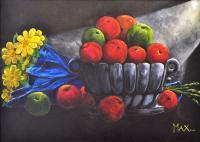 Still Life - Il Buco Nella Parete - Oil On Canvas - 70 X 50 Cm