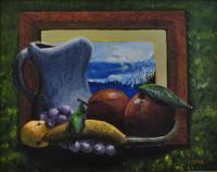 Still Life - In Sospensione - Oil On Canvas - 50 X 40 Cm