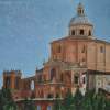 San Luca - Italy - - Oil On Canvas - 60 X 30 Cm Paintings - By Massimo Franzoni, Figurative Painting Artist